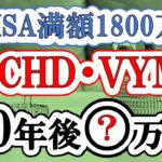 【新NISA満額1800万円】SCHD・VYM・S&P500に投資すると20年後いくらになるか比較してみた